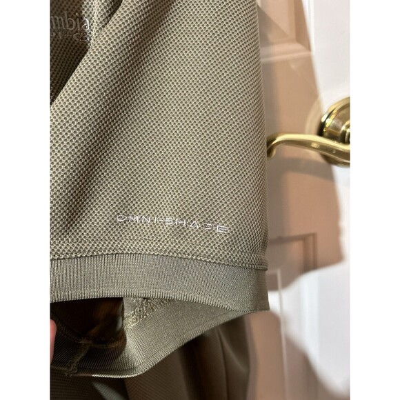 Columbia PFG Omni Shade Polo Mens Size XL Green Polyester Vented - Picture 3 of 9